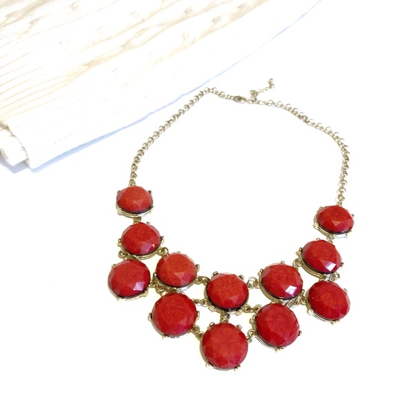 Franchescas statement red bubble necklace - Picture 3 of 5